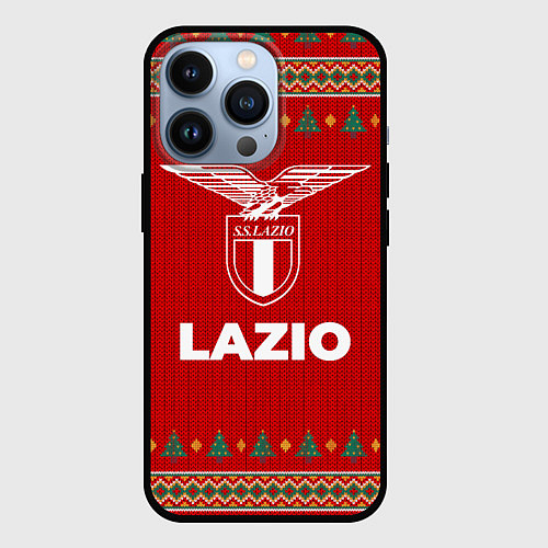 Чехол iPhone 13 Pro Lazio new year / 3D-Черный – фото 1
