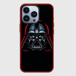 Чехол для iPhone 13 Pro Neon Darth Vader, цвет: 3D-красный