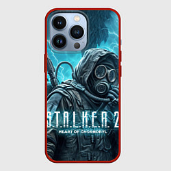Чехол для iPhone 13 Pro S t a l k e r 2 heart of Chornobyl, цвет: 3D-красный