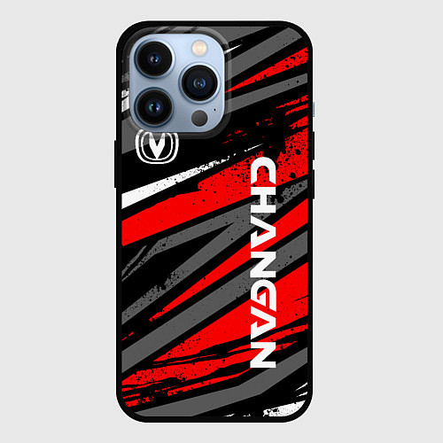 Чехол iPhone 13 Pro Changan - Red sport / 3D-Черный – фото 1