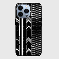 Чехол для iPhone 13 Pro Закулисье чёрно-белое, цвет: 3D-черный