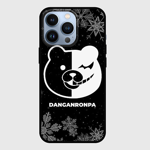 Чехол iPhone 13 Pro Снежный Danganronpa / 3D-Черный – фото 1