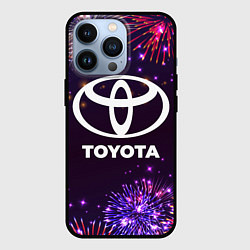 Чехол для iPhone 13 Pro Праздничный Toyota, цвет: 3D-черный