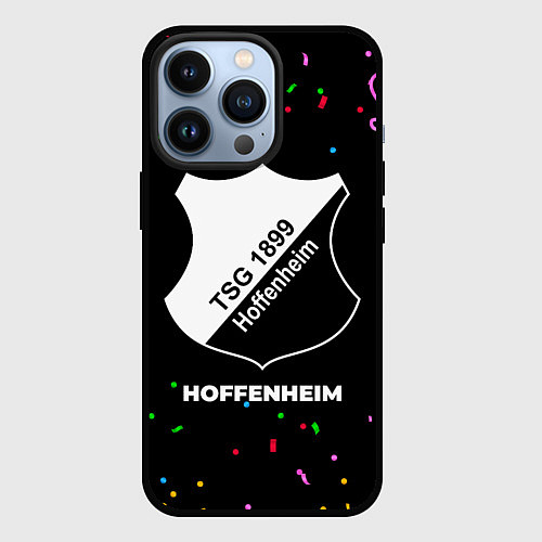 Чехол iPhone 13 Pro Hoffenheim конфети / 3D-Черный – фото 1