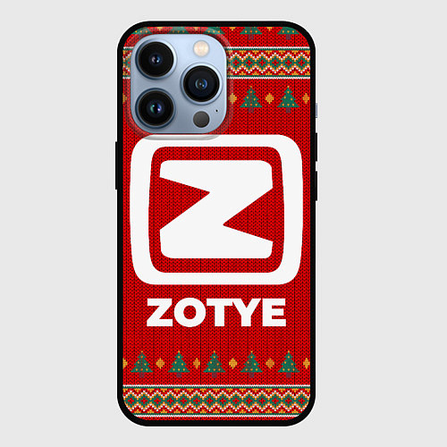 Чехол iPhone 13 Pro Zotye new year / 3D-Черный – фото 1