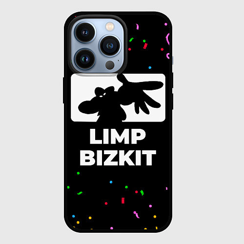 Чехол iPhone 13 Pro Limp Bizkit конфети / 3D-Черный – фото 1