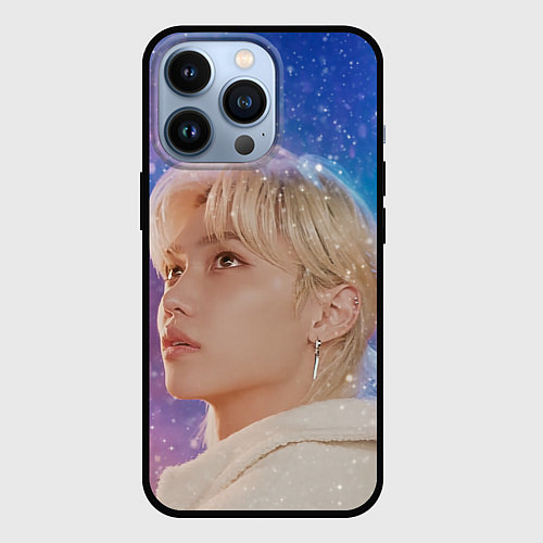 Чехол iPhone 13 Pro Winter falls Felix Stray Kids / 3D-Черный – фото 1