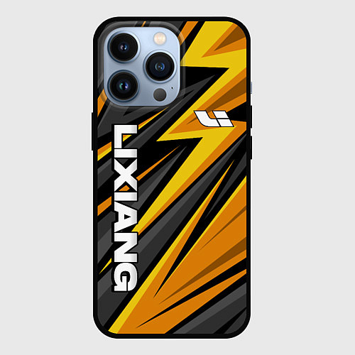 Чехол iPhone 13 Pro Lixiang- gold edition / 3D-Черный – фото 1