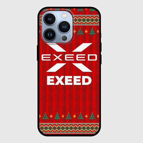 Чехол iPhone 13 Pro Exeed new year / 3D-Черный – фото 1