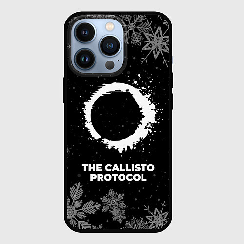 Чехол iPhone 13 Pro Снежный The Callisto Protocol / 3D-Черный – фото 1