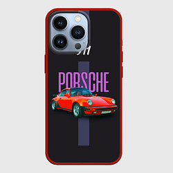 Чехол iPhone 13 Pro Porsche 911 cпортивный немецкий автомобиль