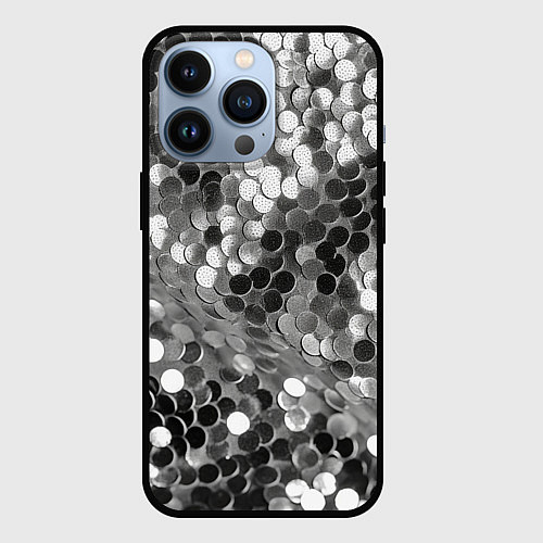 Чехол iPhone 13 Pro Блистание / 3D-Черный – фото 1