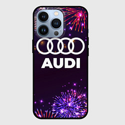 Чехол для iPhone 13 Pro Праздничный Audi, цвет: 3D-черный