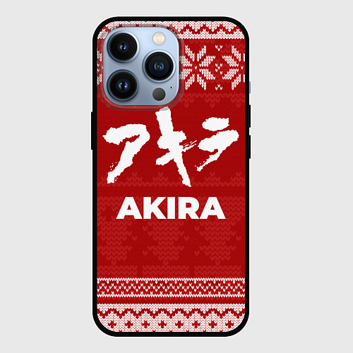 Чехол iPhone 13 Pro Новогодний Akira / 3D-Черный – фото 1