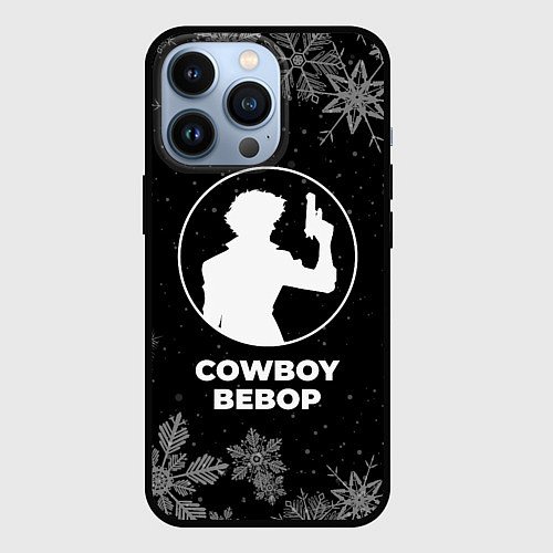 Чехол iPhone 13 Pro Снежный Cowboy Bebop / 3D-Черный – фото 1