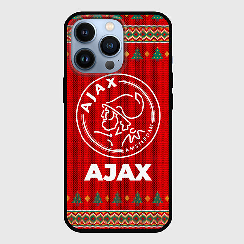 Чехол iPhone 13 Pro Ajax new year / 3D-Черный – фото 1