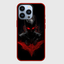 Чехол для iPhone 13 Pro Neon Batman in the dark, цвет: 3D-красный