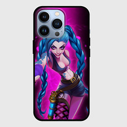 Чехол iPhone 13 Pro Jinx Arcane League of Legends game