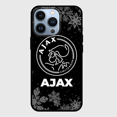 Чехол iPhone 13 Pro Снежный Ajax / 3D-Черный – фото 1
