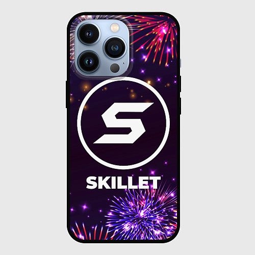 Чехол iPhone 13 Pro Праздничный Skillet / 3D-Черный – фото 1