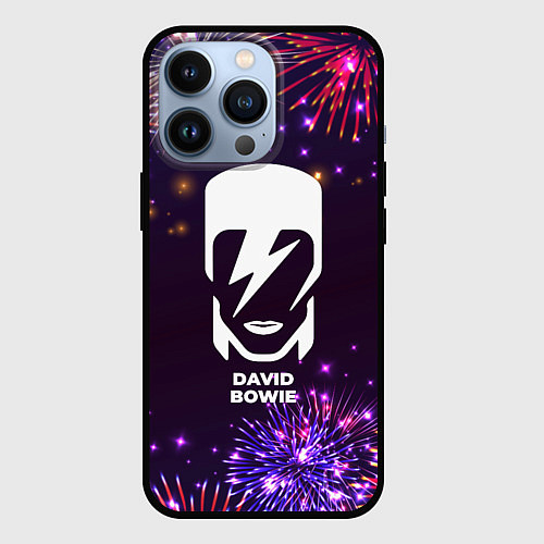 Чехол iPhone 13 Pro Праздничный David Bowie / 3D-Черный – фото 1