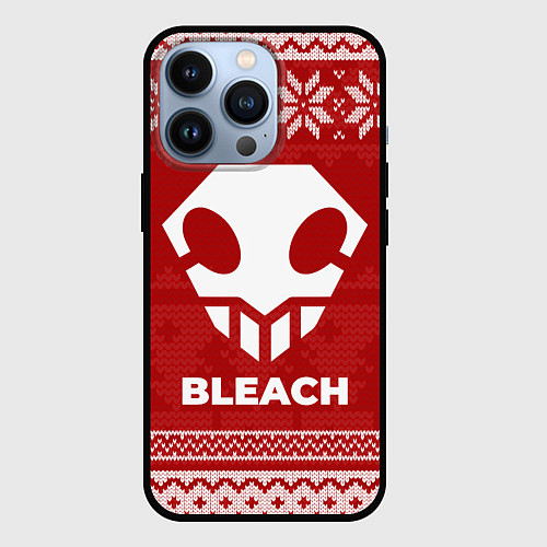 Чехол iPhone 13 Pro Новогодний Bleach / 3D-Черный – фото 1