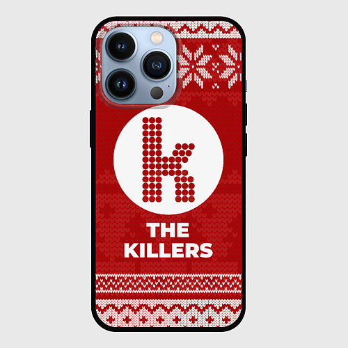 Чехол iPhone 13 Pro Новогодний The Killers / 3D-Черный – фото 1