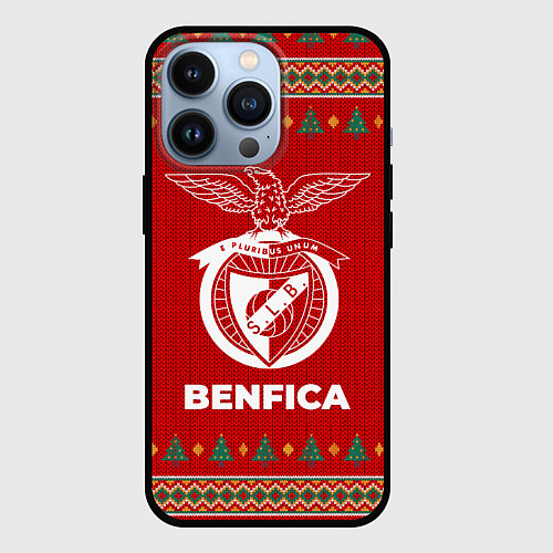 Чехол iPhone 13 Pro Benfica new year / 3D-Черный – фото 1
