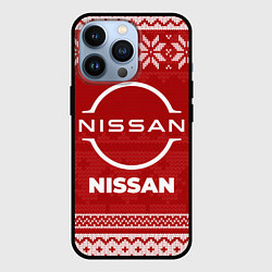 Чехол iPhone 13 Pro Новогодний Nissan