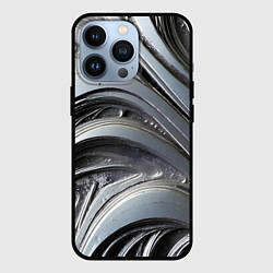 Чехол iPhone 13 Pro Полированный серебряный металл