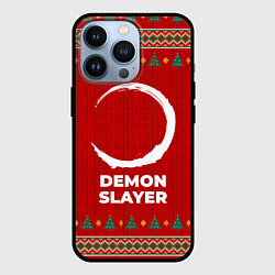 Чехол для iPhone 13 Pro Demon Slayer new year, цвет: 3D-черный