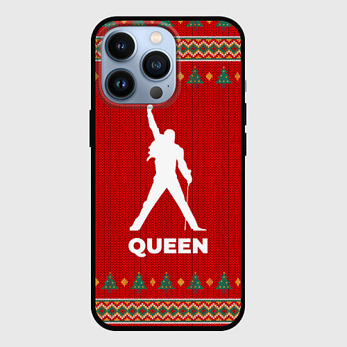 Чехол iPhone 13 Pro Queen new year / 3D-Черный – фото 1