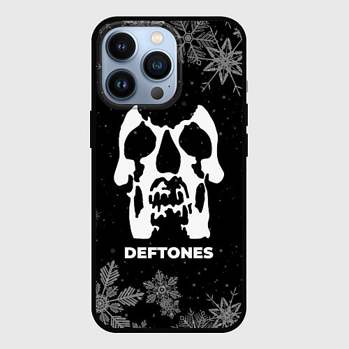 Чехол iPhone 13 Pro Снежный Deftones / 3D-Черный – фото 1