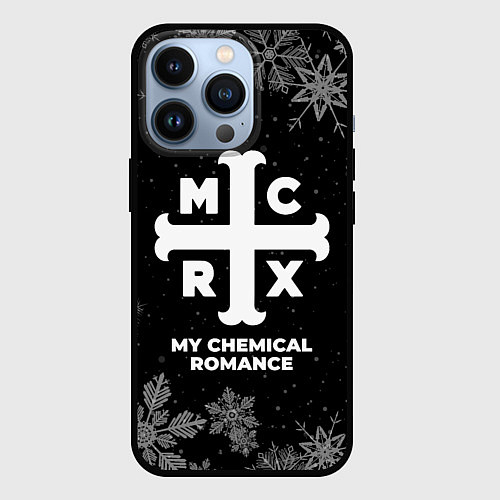 Чехол iPhone 13 Pro Снежный My Chemical Romance / 3D-Черный – фото 1