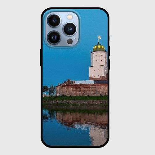 Чехол iPhone 13 Pro Выборгский замок / 3D-Черный – фото 1