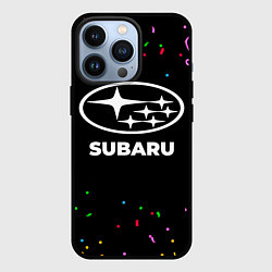 Чехол iPhone 13 Pro Subaru конфети