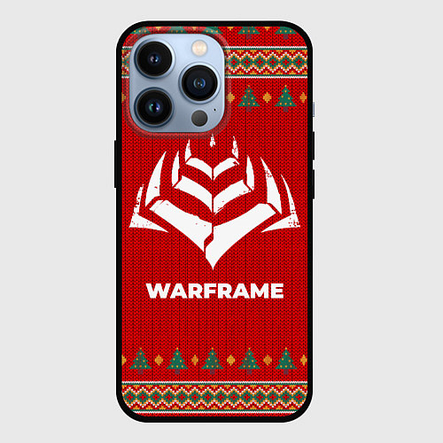 Чехол iPhone 13 Pro Warframe new year / 3D-Черный – фото 1