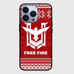 Чехол iPhone 13 Pro Новогодний Free Fire