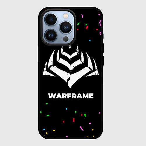 Чехол iPhone 13 Pro Warframe конфети / 3D-Черный – фото 1