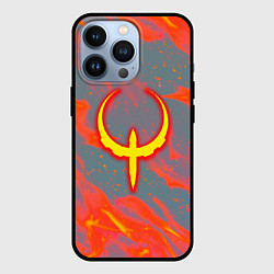 Чехол iPhone 13 Pro Quake огонь лого