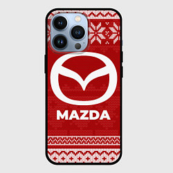 Чехол iPhone 13 Pro Новогодний Mazda