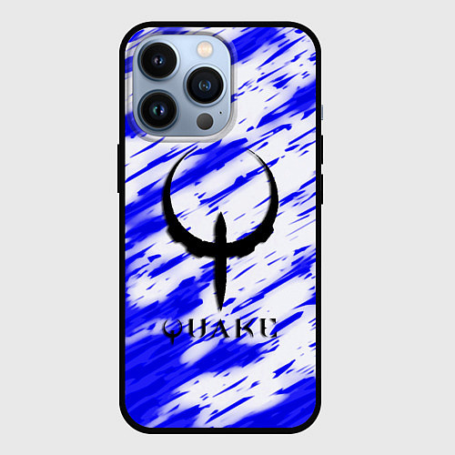 Чехол iPhone 13 Pro Quake огненные краски / 3D-Черный – фото 1