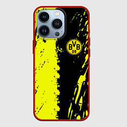 Чехол iPhone 13 Pro Borussia краски текстура