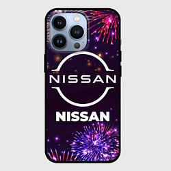 Чехол для iPhone 13 Pro Праздничный Nissan, цвет: 3D-черный