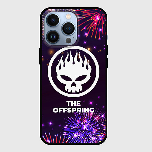 Чехол iPhone 13 Pro Праздничный The Offspring / 3D-Черный – фото 1