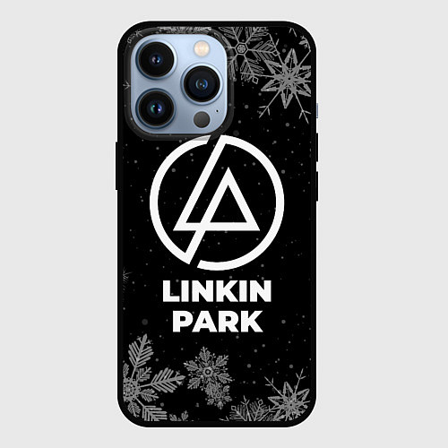 Чехол iPhone 13 Pro Снежный Linkin Park / 3D-Черный – фото 1