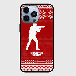 Чехол iPhone 13 Pro Новогодний Counter Strike