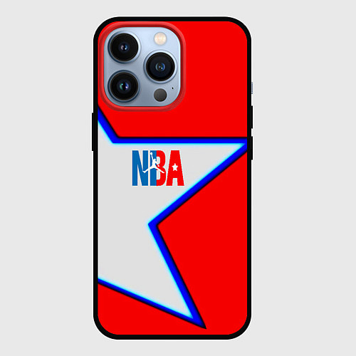 Чехол iPhone 13 Pro NBA star / 3D-Черный – фото 1