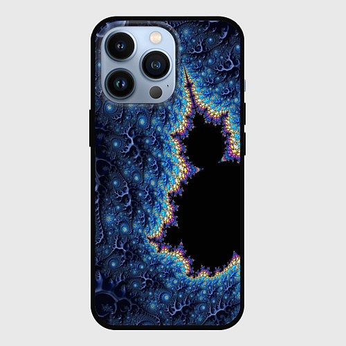 Чехол iPhone 13 Pro Психоделика абстракця / 3D-Черный – фото 1