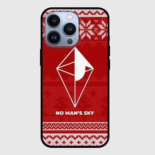 Чехол iPhone 13 Pro Новогодний No Mans Sky / 3D-Черный – фото 1